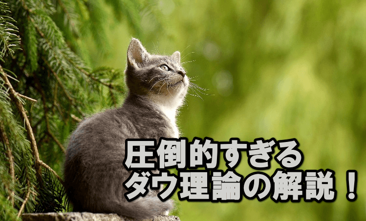 勝ち組も納得!初心者はダウ理論のこれを押さえておけば大丈夫!