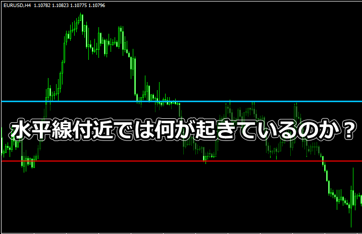 水平線を使うトレードの基本的な考え方!