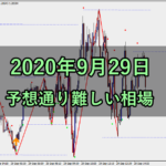 予想通り難しい相場(2020年9月29日)