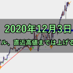 ポンドル、直近高値までは上げるよね?(2020年12月3日)